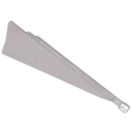Sammenklappelig sidemarkise til altan cremefarvet 160 x 240 cm