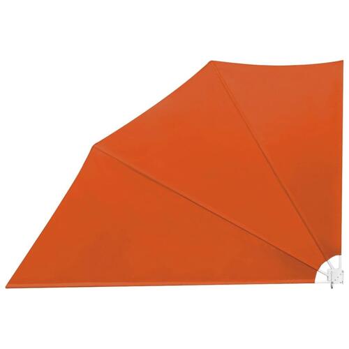 Sammenklappelig sidemarkise til altan terracotta 160 x 240 cm