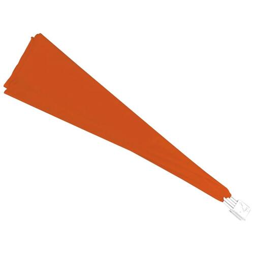Sammenklappelig sidemarkise til altan terracotta 140 x 140 cm