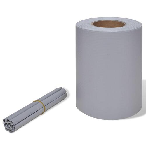 PVC Hegn Lys Rulle Grå 70 x 0,19 m