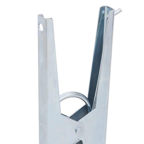 Muldvarpefælder 4 stk. galvaniseret stål sølvfarvet