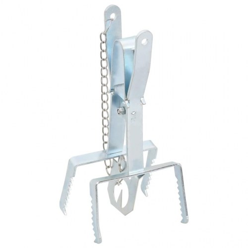 Muldvarpefælder 5 stk. galvaniseret stål sølvfarvet