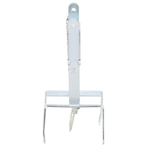 Muldvarpefælder 5 stk. galvaniseret stål sølvfarvet