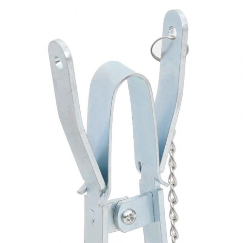 Muldvarpefælder 5 stk. galvaniseret stål sølvfarvet