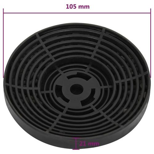 Kulfiltre til emhætte 2 stk. 105x21 mm