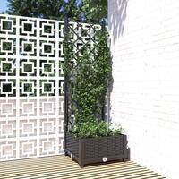 Plantekasse med espalier 40x40x121,5 cm PP sort
