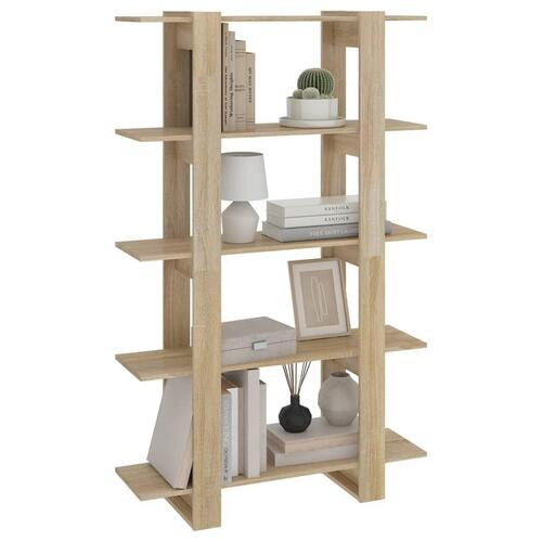 Bogreol/rumdeler 100x30x160 cm sonoma-eg