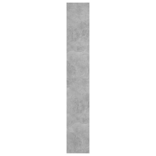 Bogreol/rumdeler 60x30x198 cm betongrå
