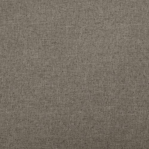 Foldbar opbevaringsbænk 76x38x38 cm kunstlærred gråbrun