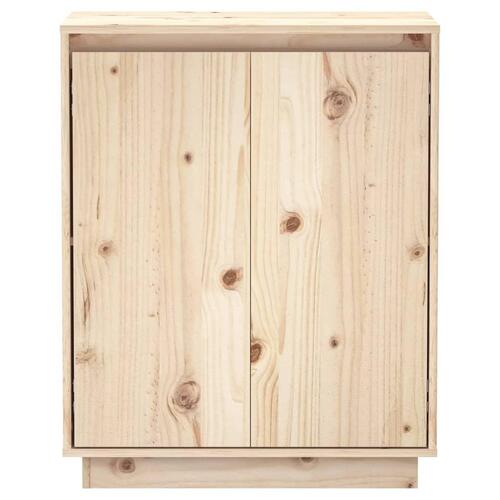 Skænk 60x34x75 cm massivt fyrretræ