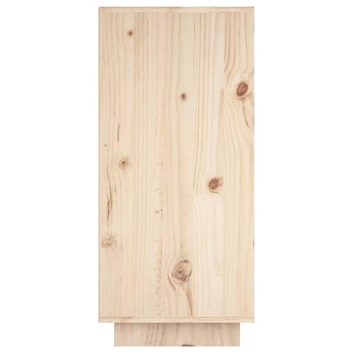 Skænk 60x34x75 cm massivt fyrretræ