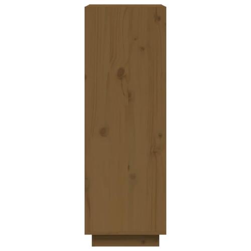 Bogreol/rumdeler 60x35x103 cm fyrretræ gyldenbrun