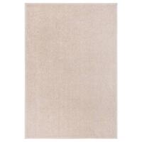 Gulvtæppe 160x230 cm kort luv mørk beige