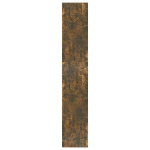 Bogreol/rumdeler 80x30x166 cm konstrueret træ røget egetræ