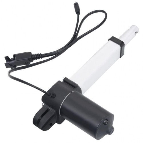 Massagestol med løftefunktion kunstlæder cremefarvet