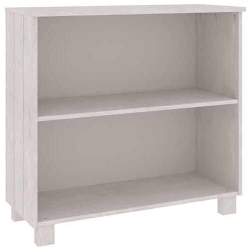 Skænk HAMAR 85x35x80 cm massivt fyrretræ hvid