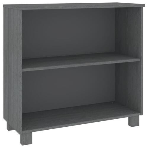 Skænk HAMAR 85x35x80 cm massivt fyrretræ mørkegrå
