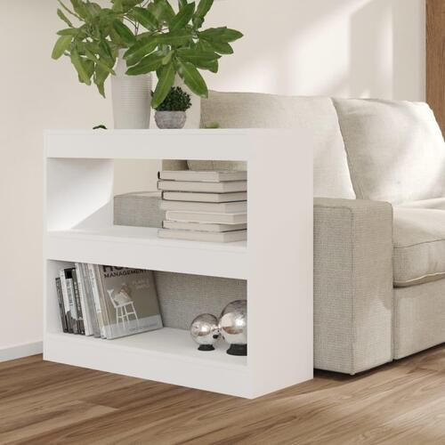 Bogreol/rumdeler 80x30x72 cm hvid