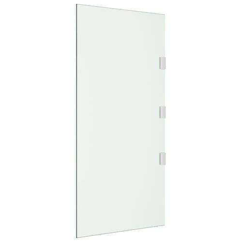 Sidepanel til dørbaldakin 50x100 cm hærdet glas transparent