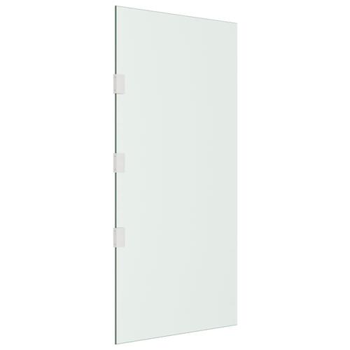 Sidepanel til dørbaldakin 50x100 cm hærdet glas transparent