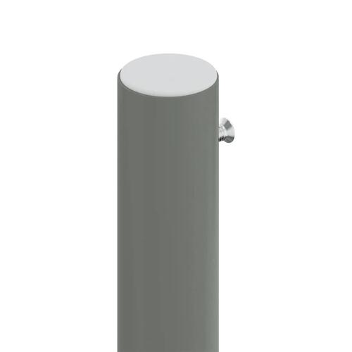 Sammenrullelig sidemarkise 180x1000 cm cremefarvet