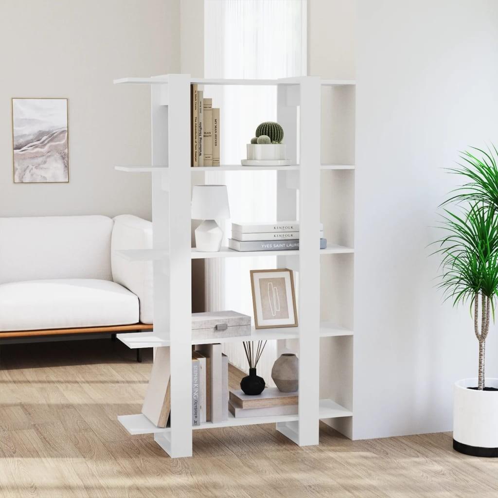 Bogreol/rumdeler 100x30x160 cm hvid
