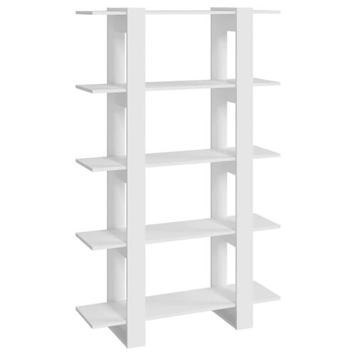 Bogreol/rumdeler 100x30x160 cm hvid