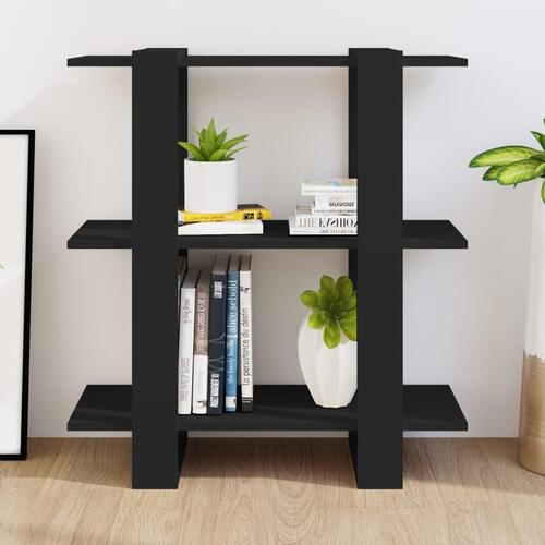 Bogreol/rumdeler 80x30x87 cm sort