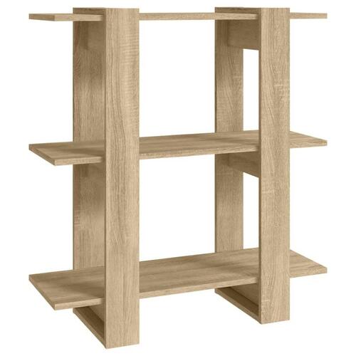 Bogreol/rumdeler 80x30x87 cm sonoma-eg