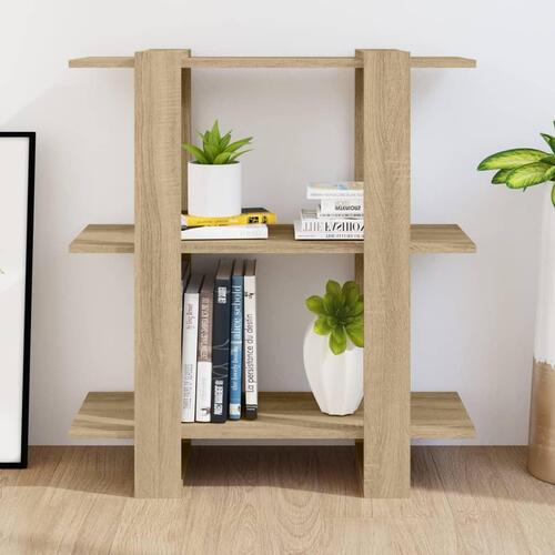 Bogreol/rumdeler 80x30x87 cm sonoma-eg