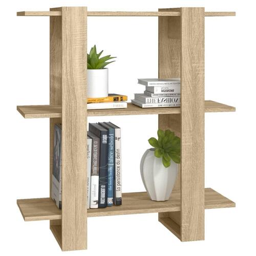 Bogreol/rumdeler 80x30x87 cm sonoma-eg