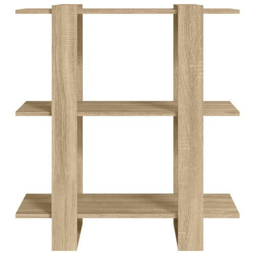 Bogreol/rumdeler 80x30x87 cm sonoma-eg