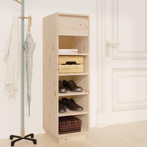 Skoreol 30x34x105 cm massivt fyrretræ