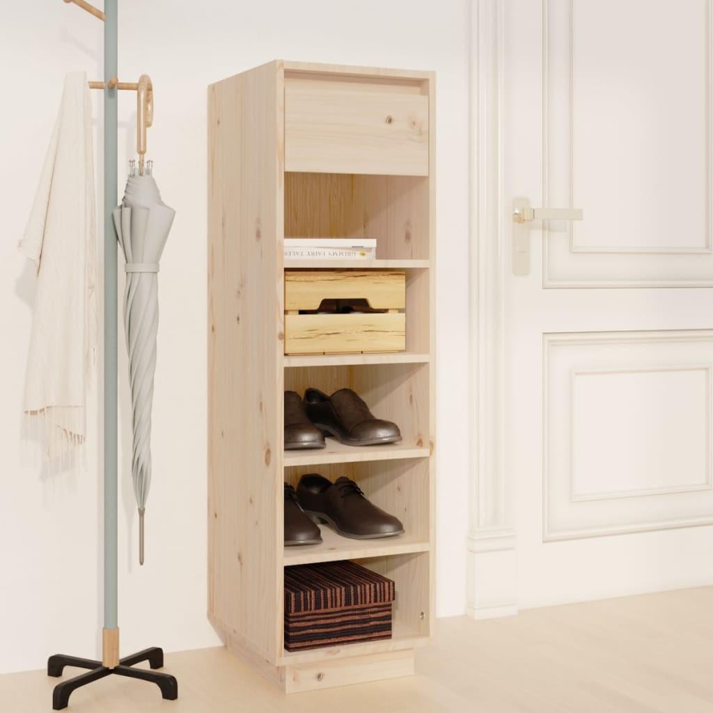 Skoreol 30x34x105 cm massivt fyrretræ