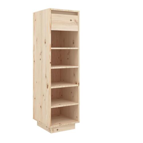 Skoreol 30x34x105 cm massivt fyrretræ