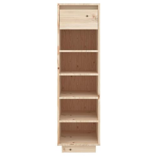 Skoreol 30x34x105 cm massivt fyrretræ