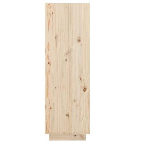 Skoreol 30x34x105 cm massivt fyrretræ