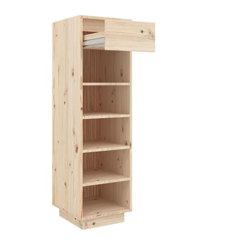 Skoreol 30x34x105 cm massivt fyrretræ