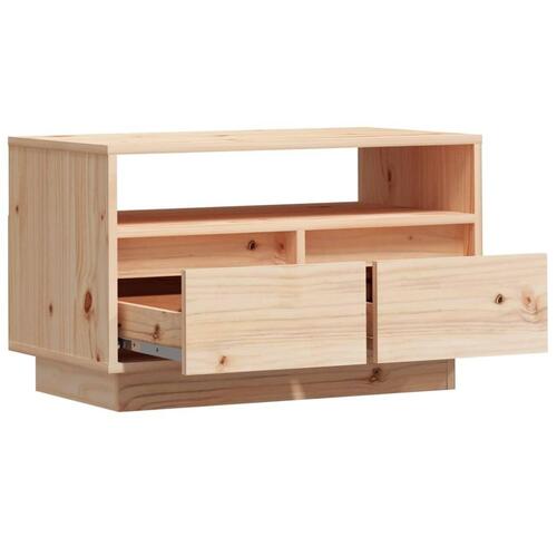 Tv-bord 60x35x37 cm massivt fyrretræ