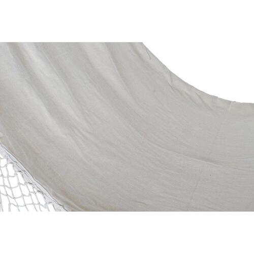 Hængekøje Beige Polyester Bomuld Fyrretræ Frynse (280 x 100 x 130 cm)
