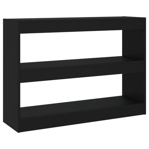 Bogreol/rumdeler 100x30x72 cm sort