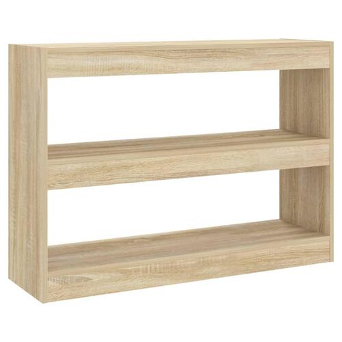 Bogreol/rumdeler 100x30x72 cm sonoma-eg