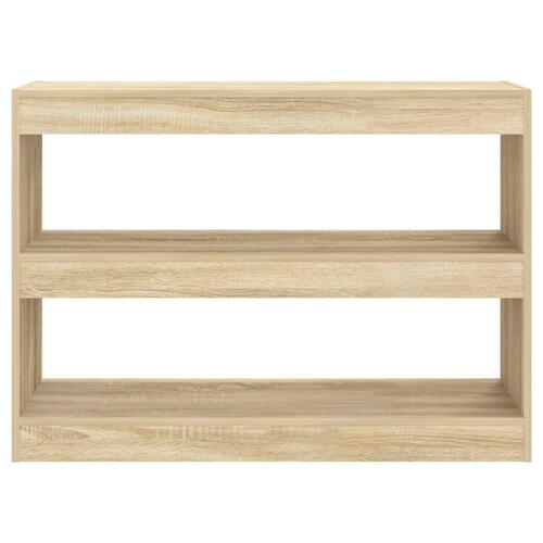 Bogreol/rumdeler 100x30x72 cm sonoma-eg