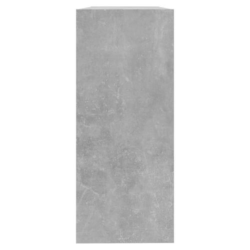 Bogreol/rumdeler 100x30x72 cm betongrå