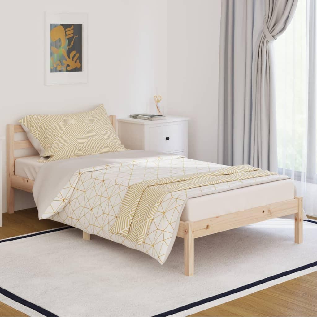 Sengeramme 100x200 cm massivt fyrretræ