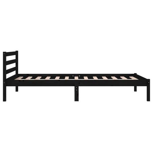 Sengeramme 100x200 cm massivt sort