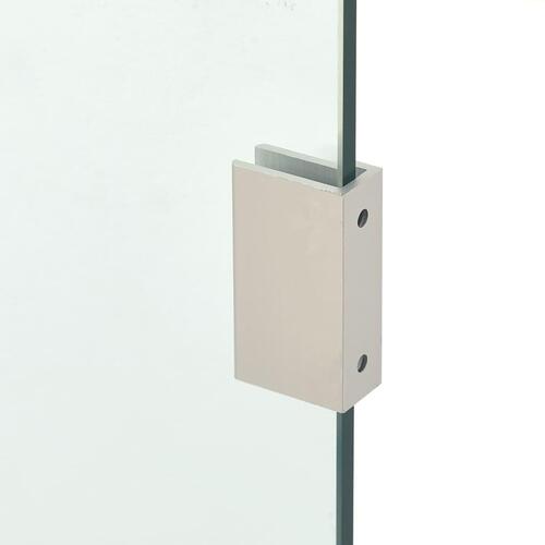 Sidepanel til dørbaldakin 50x100 cm hærdet glas transparent