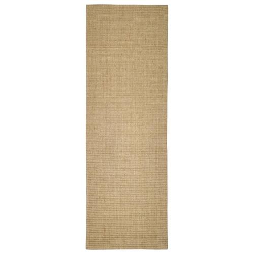 Gulvtæppe 66x200 cm naturlig sisal