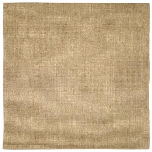 Gulvtæppe 100x100 cm naturlig sisal