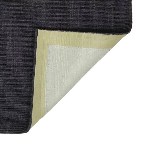 Gulvtæppe 80x300 cm naturlig sisal sort